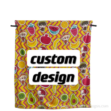 decorative couch throw digital sublimated print blanket
